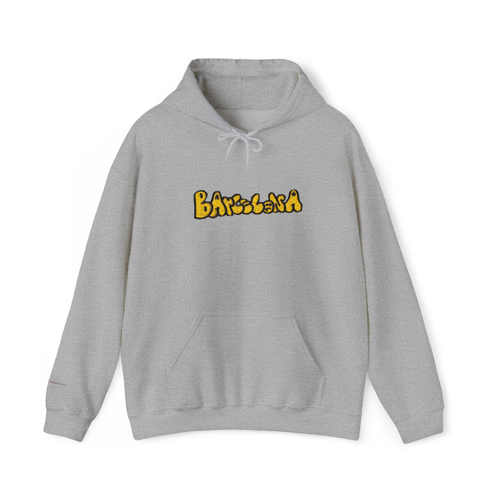 Barcelona Embroidered Hooded Sweatshirt