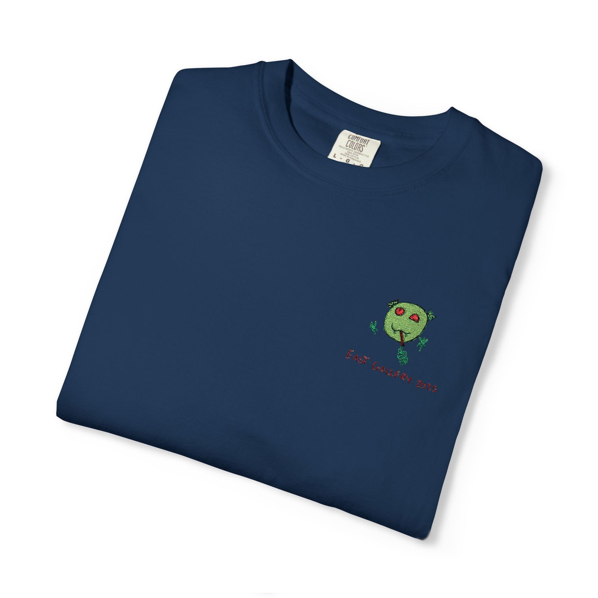 Green Monster Embroidered T-shirt