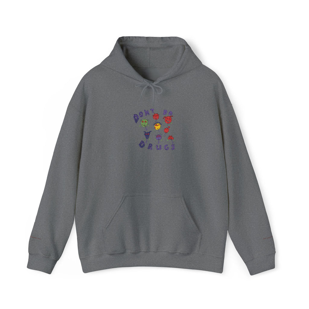 Don't Do Drugs Embroidered Hooded Sweatshirt