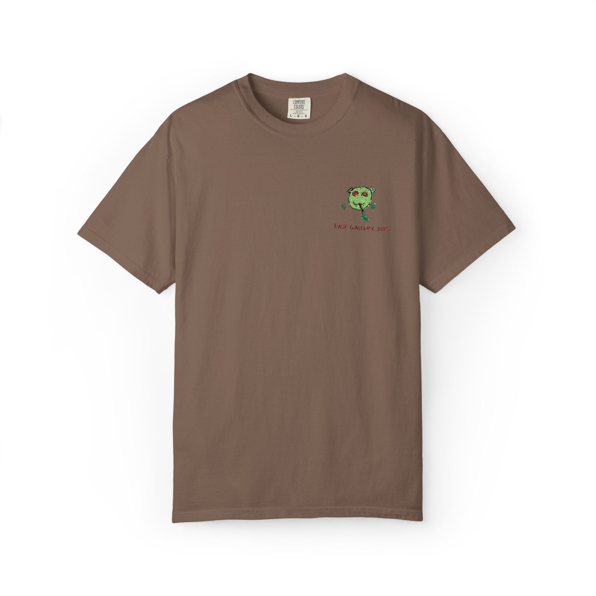 Green Monster Embroidered T-shirt