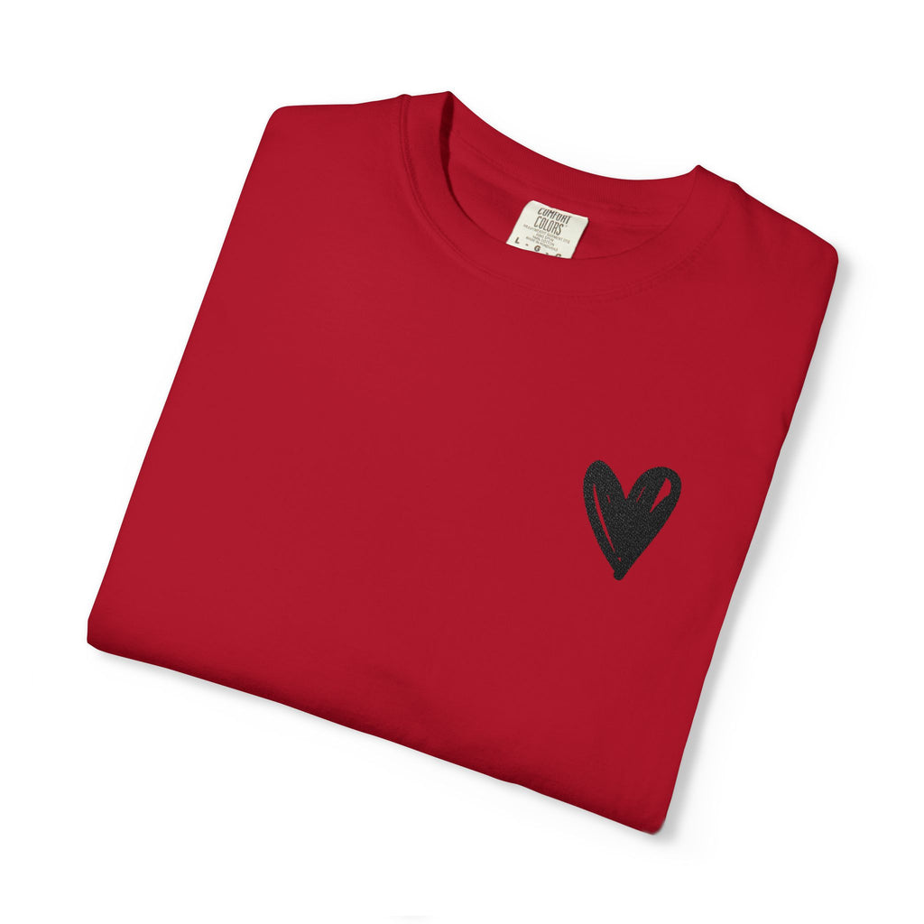 East Gallery Embroidered Heart T-shirt