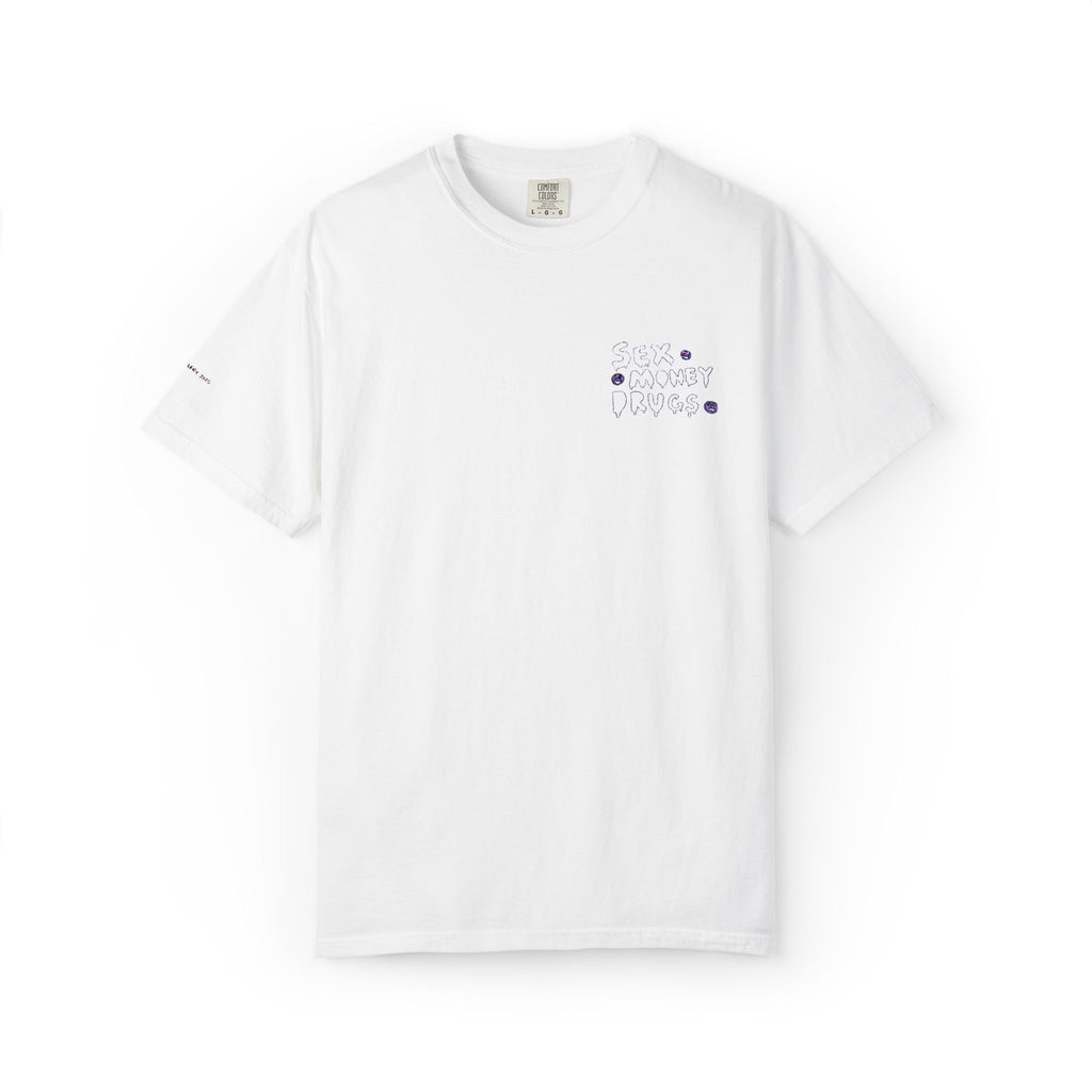 Sex Money Drugs - Embroidery Stitch T-shirt