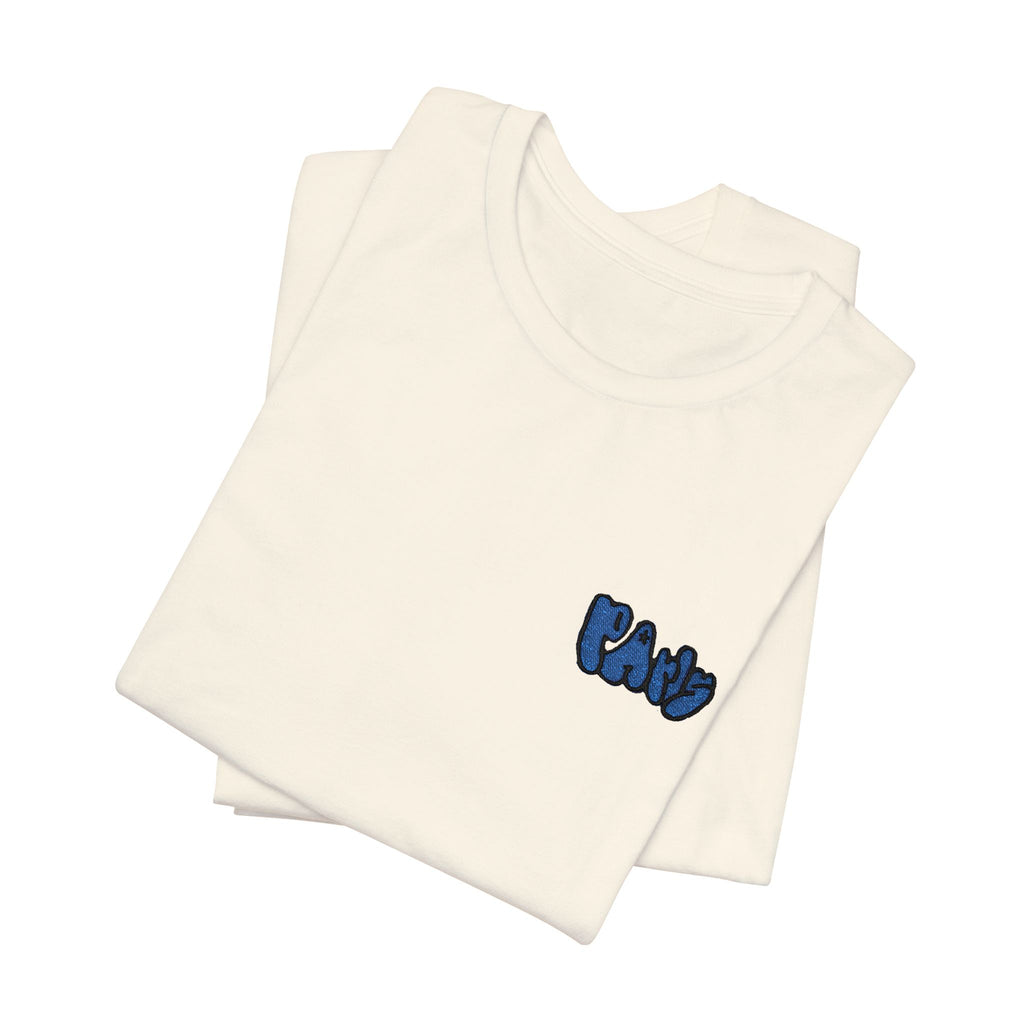 Paris Embroidered Jersey T-shirt