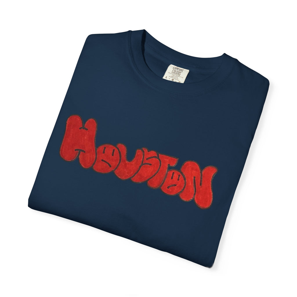 Houston graffiti letters T-shirt
