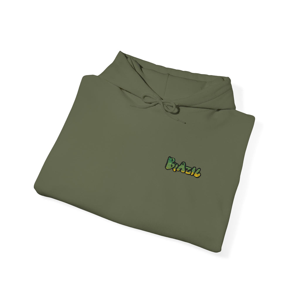 Brazil Embroidered Hooded Sweatshirt