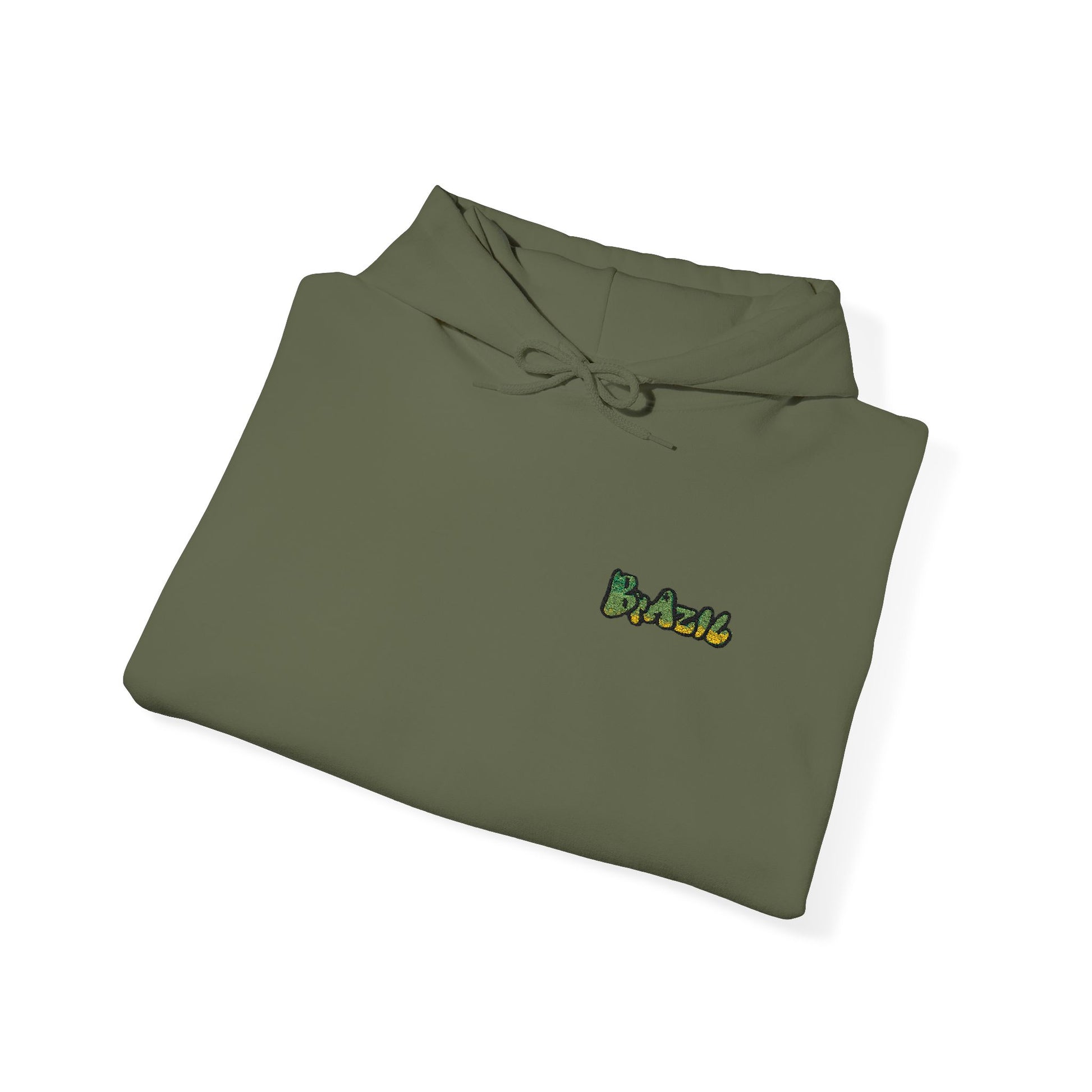 Brazil Embroidered Hooded Sweatshirt