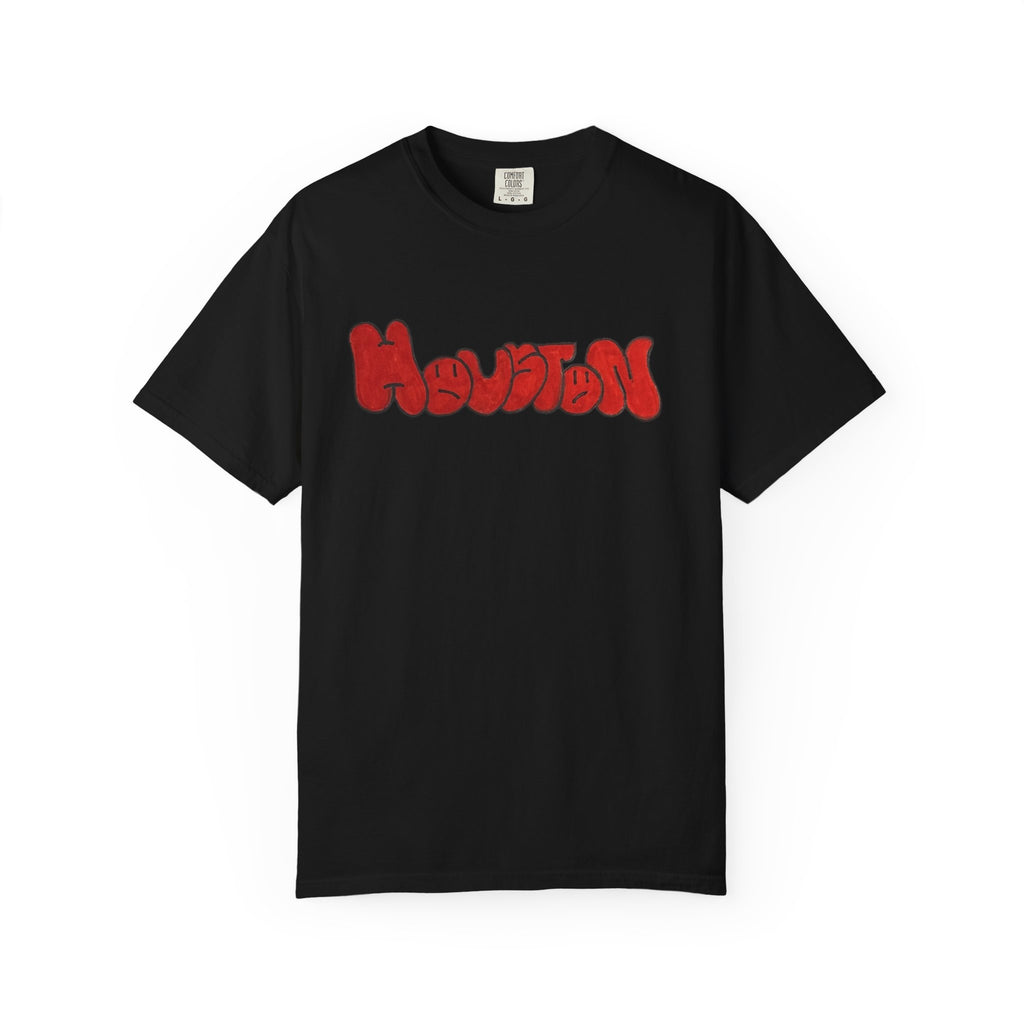 Houston graffiti letters T-shirt