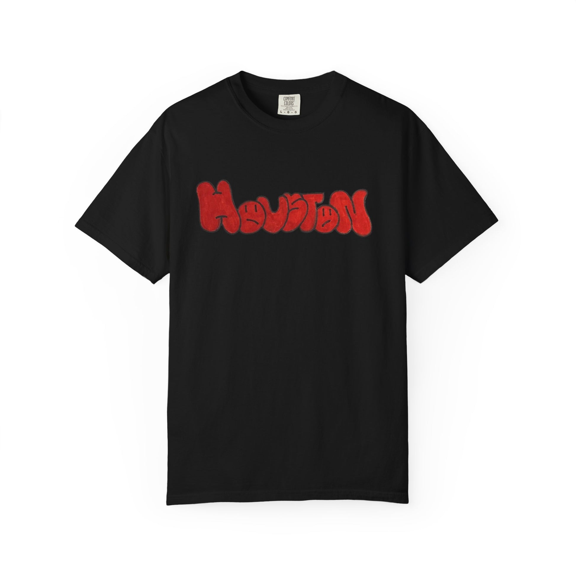 Houston graffiti letters T-shirt