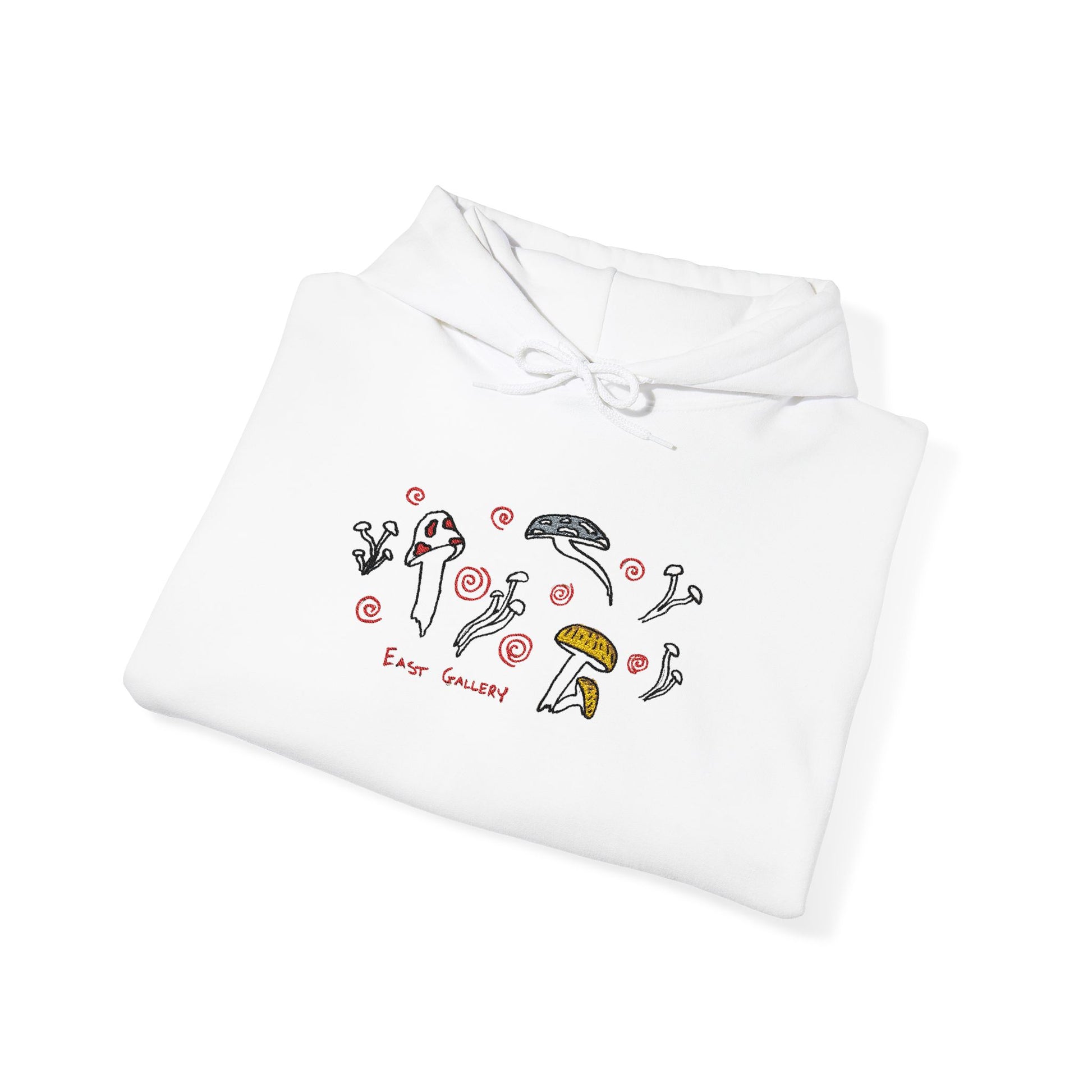 East Gallery Shroom Embroidered Hooded Sweatshirt