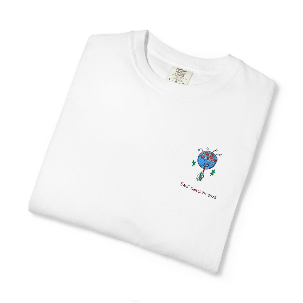 Blue Monster Embroidered T-shirt