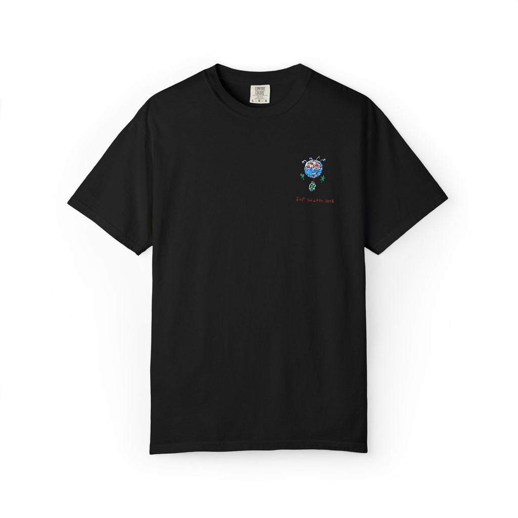Blue Monster Embroidered T-shirt