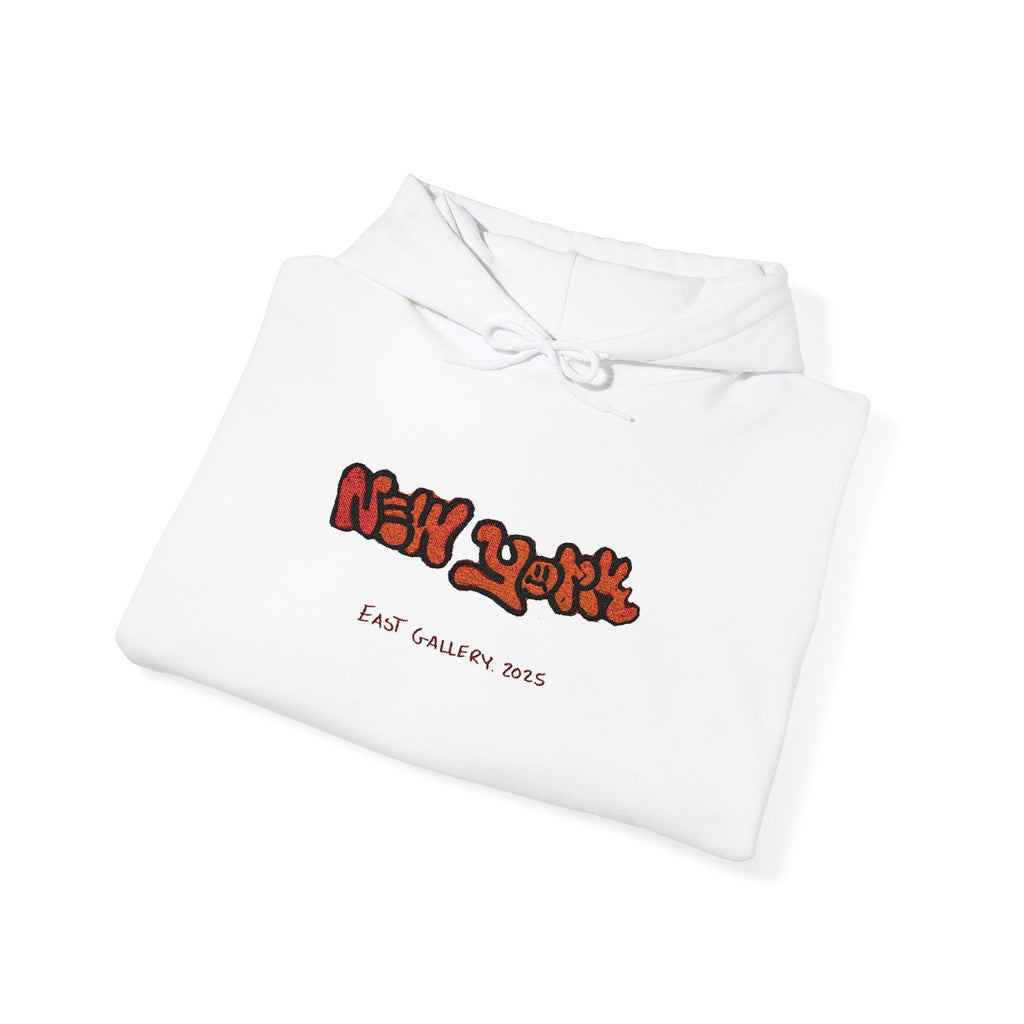 New York Embroidered Hooded Sweatshirt