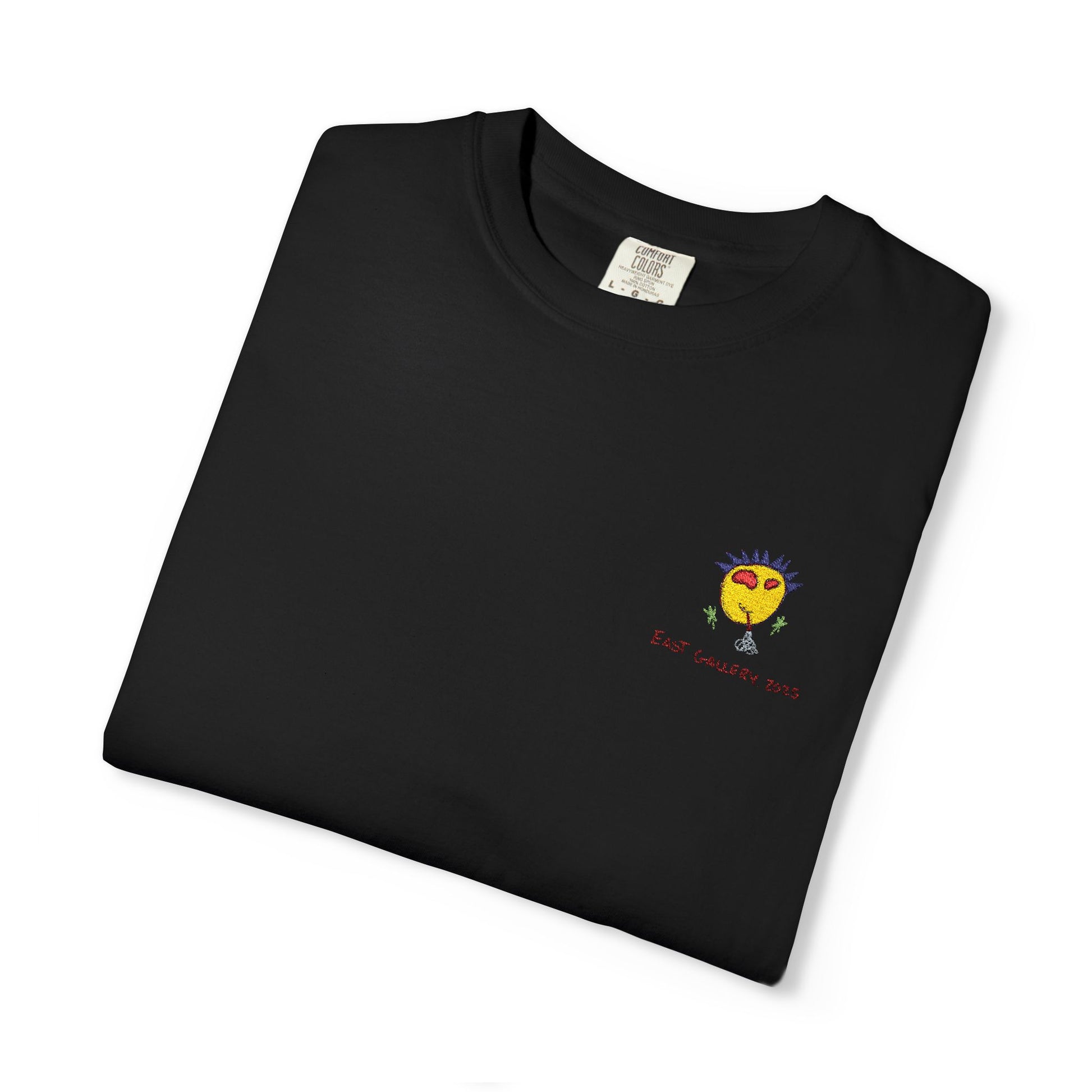 Yellow Monster Embroidered T-shirt