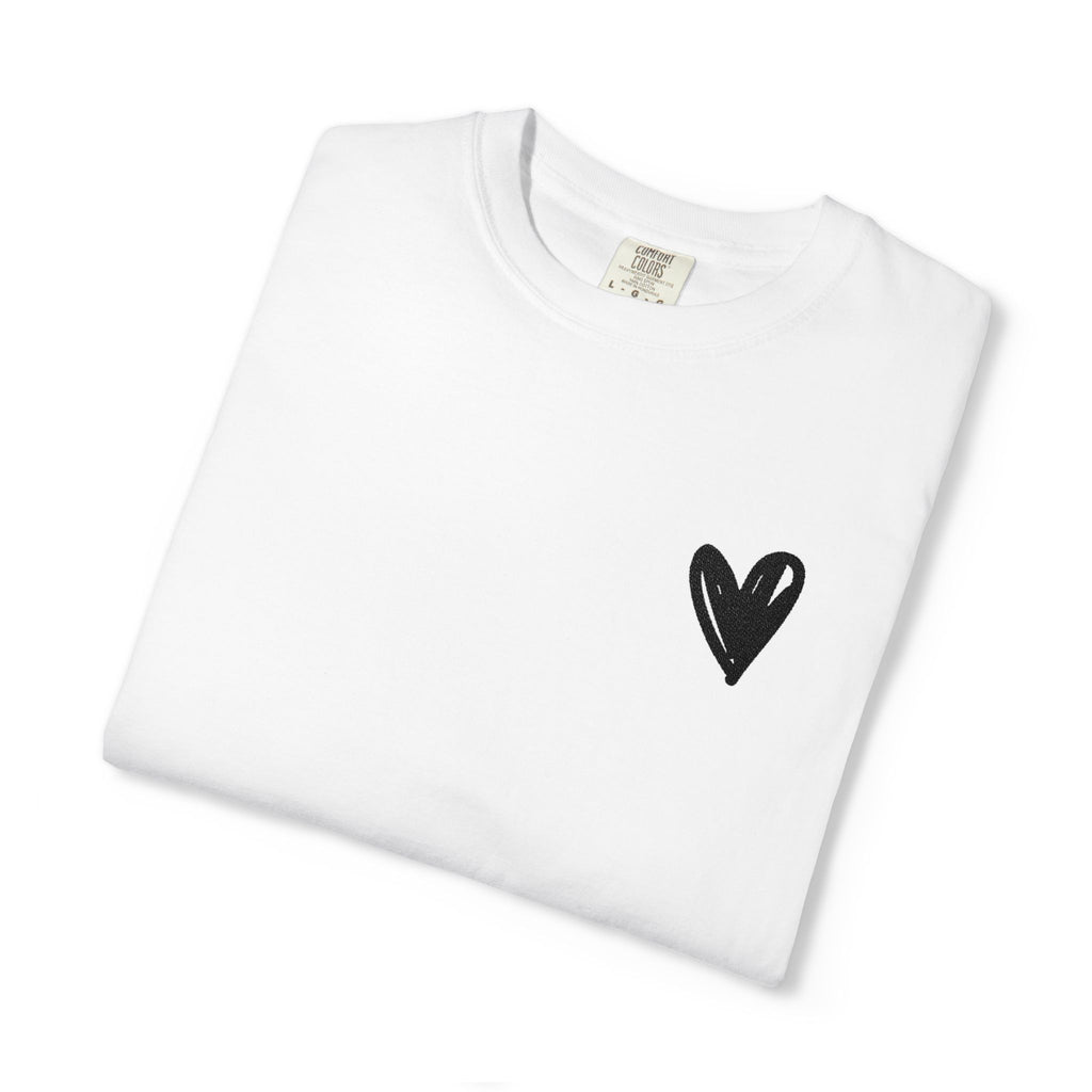 East Gallery Embroidered Heart T-shirt