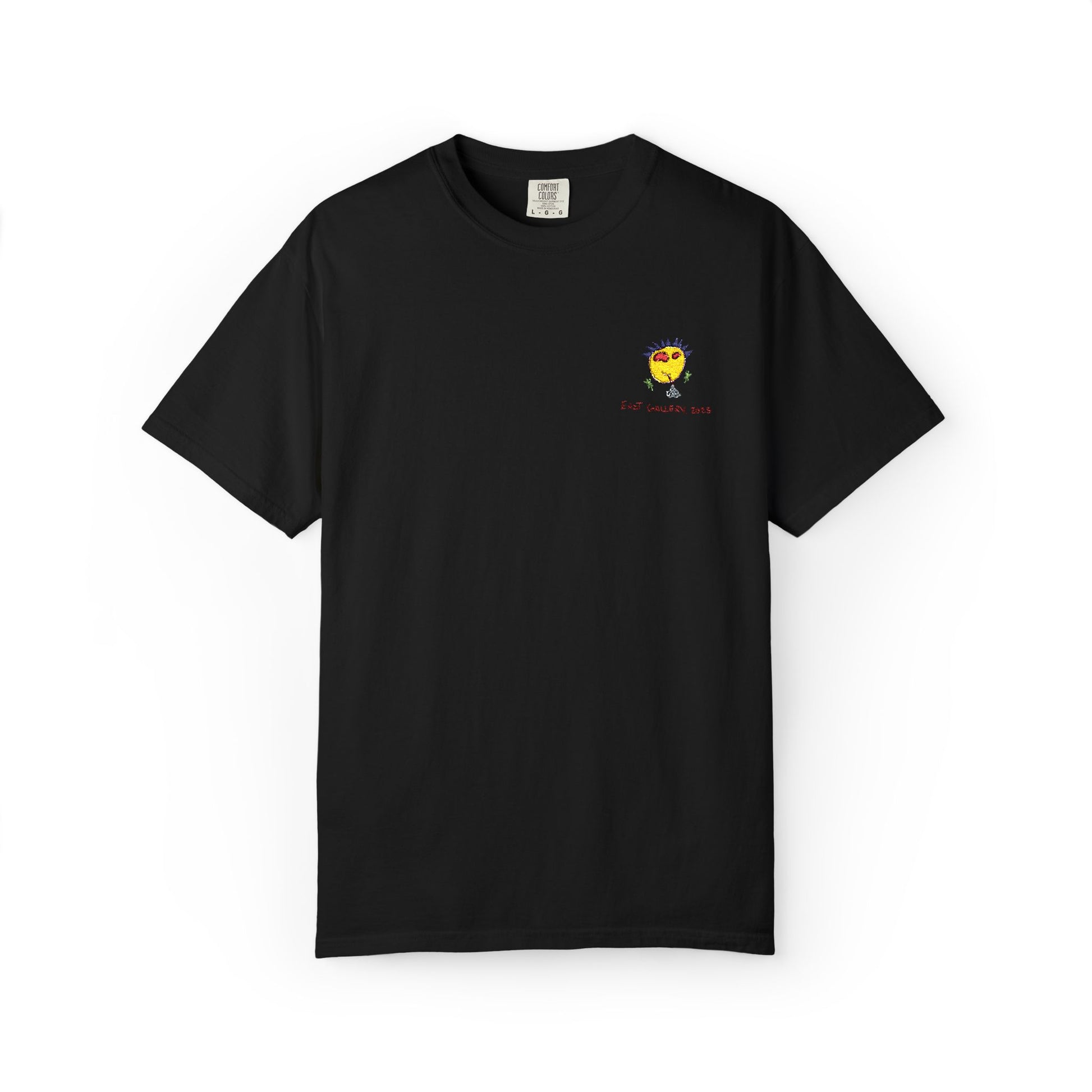 Yellow Monster Embroidered T-shirt