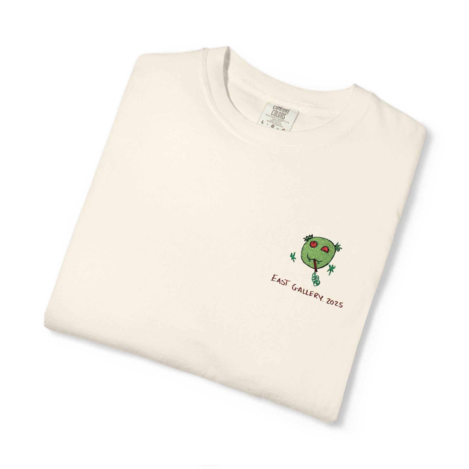 Green Monster Embroidered T-shirt
