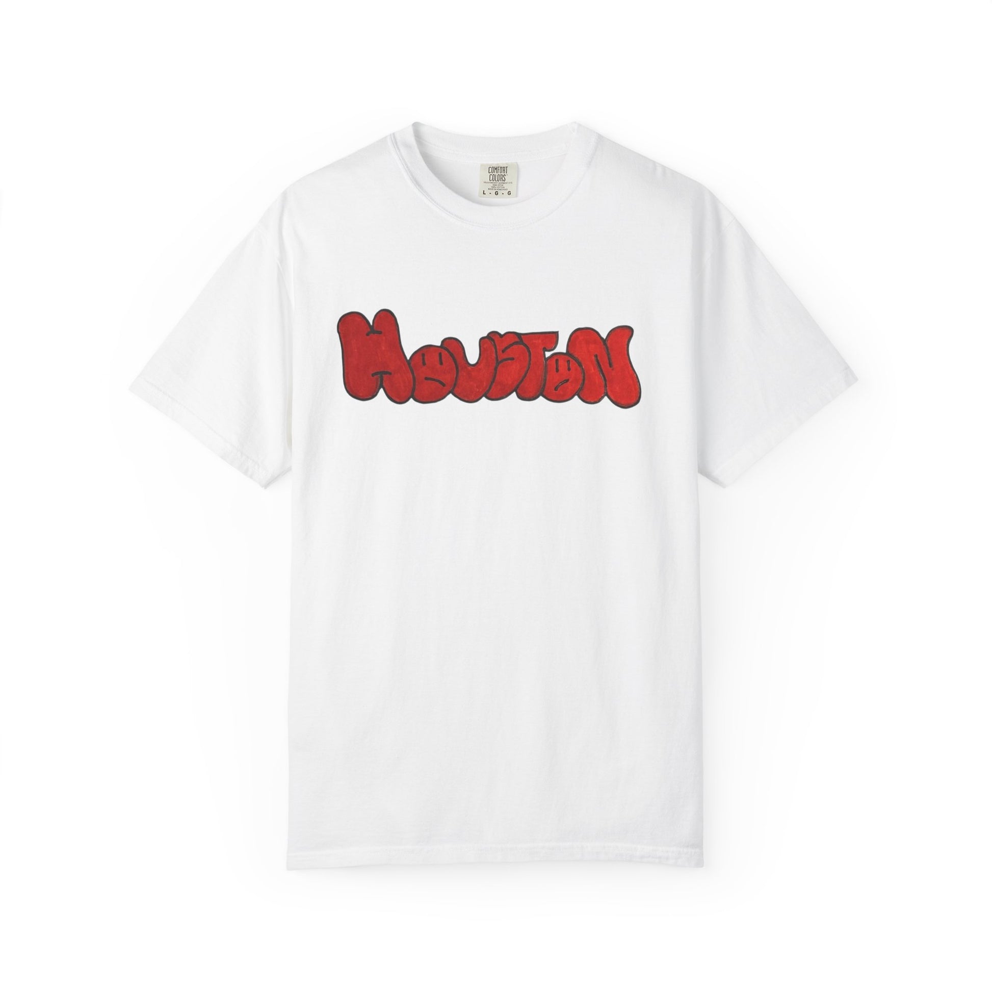 Houston graffiti letters T-shirt
