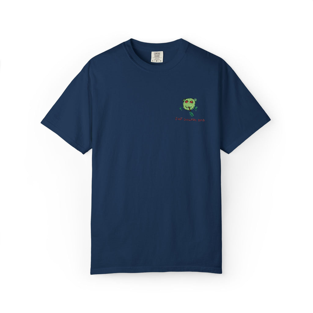 Green Monster Embroidered T-shirt