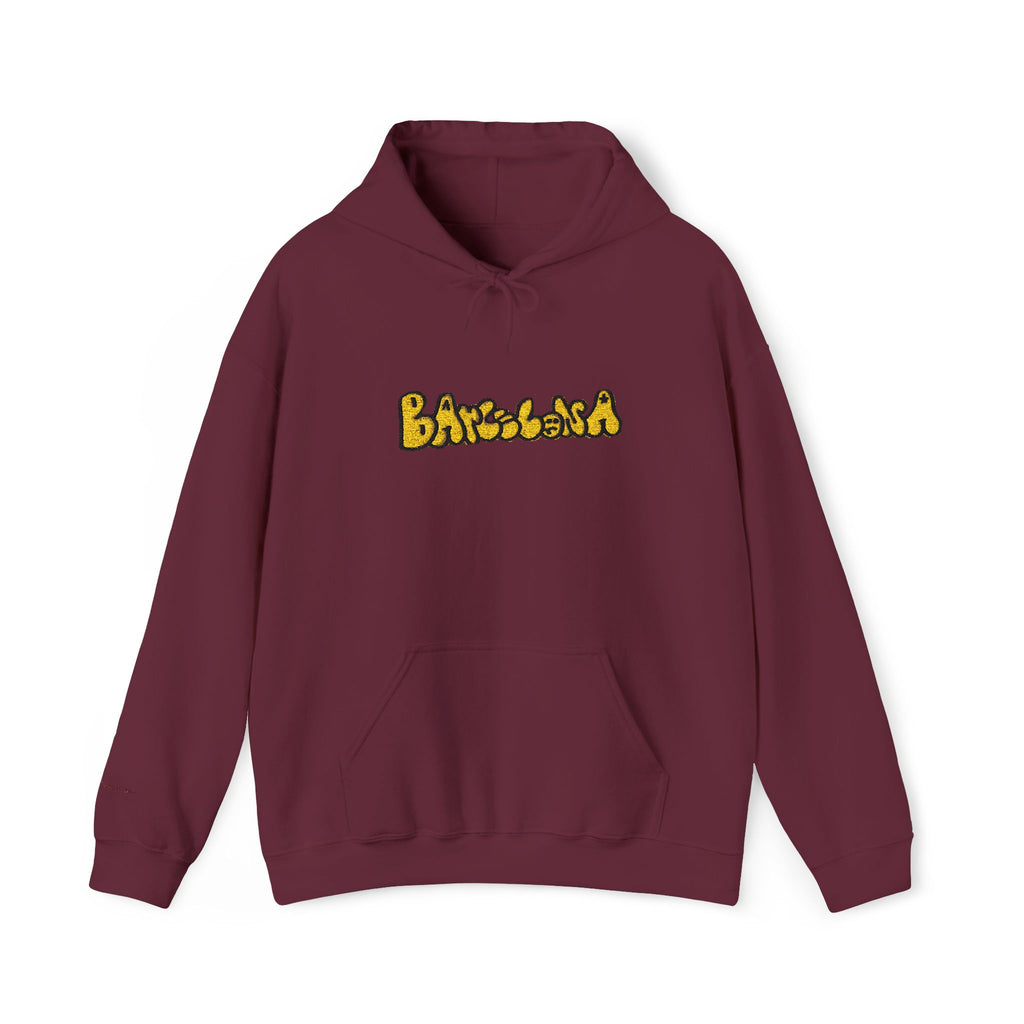 Barcelona Embroidered Hooded Sweatshirt