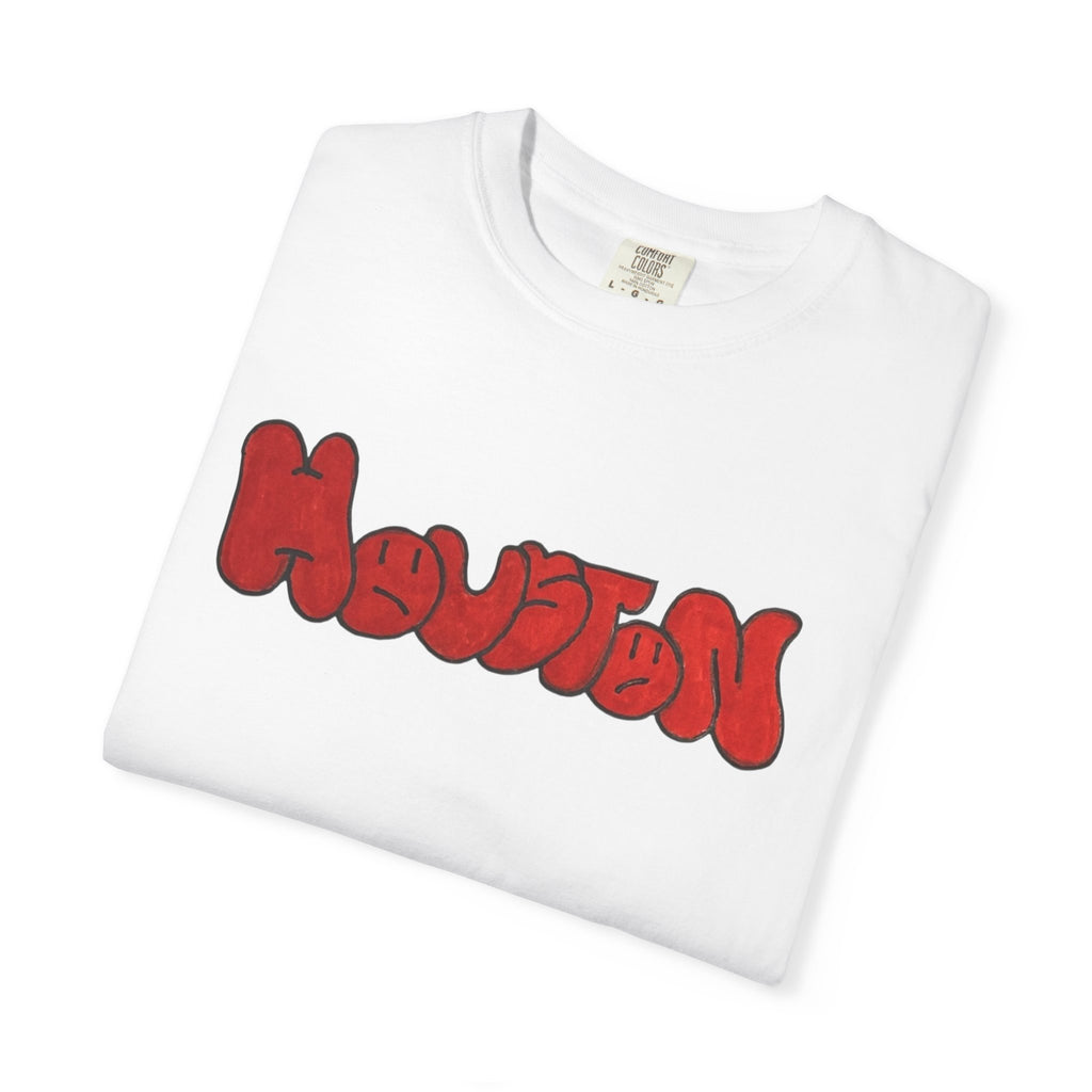 Houston graffiti letters T-shirt