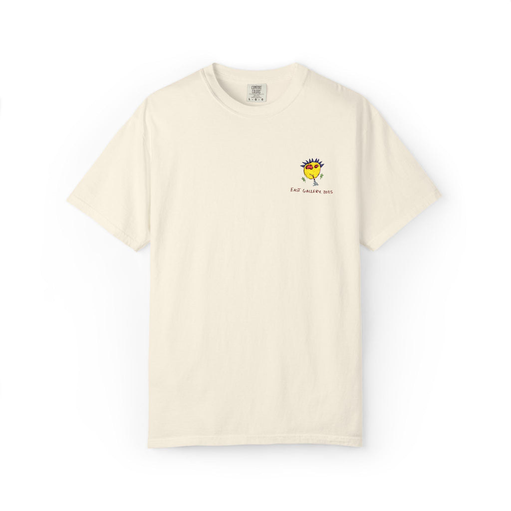Yellow Monster Embroidered T-shirt