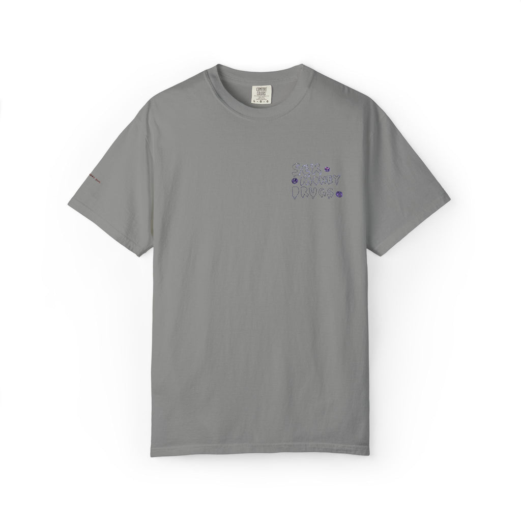 Sex Money Drugs - Embroidery Stitch T-shirt