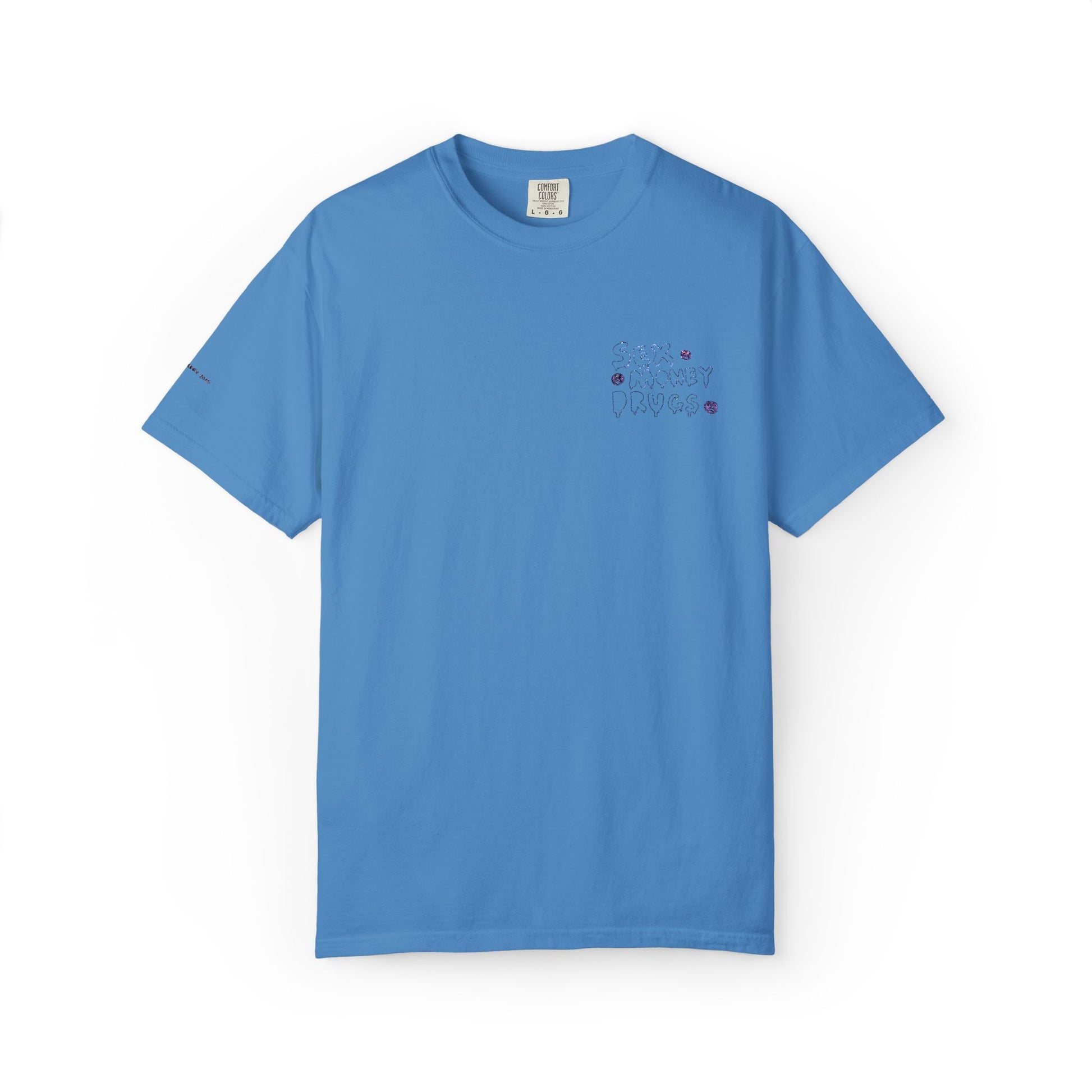 Sex Money Drugs - Embroidery Stitch T-shirt