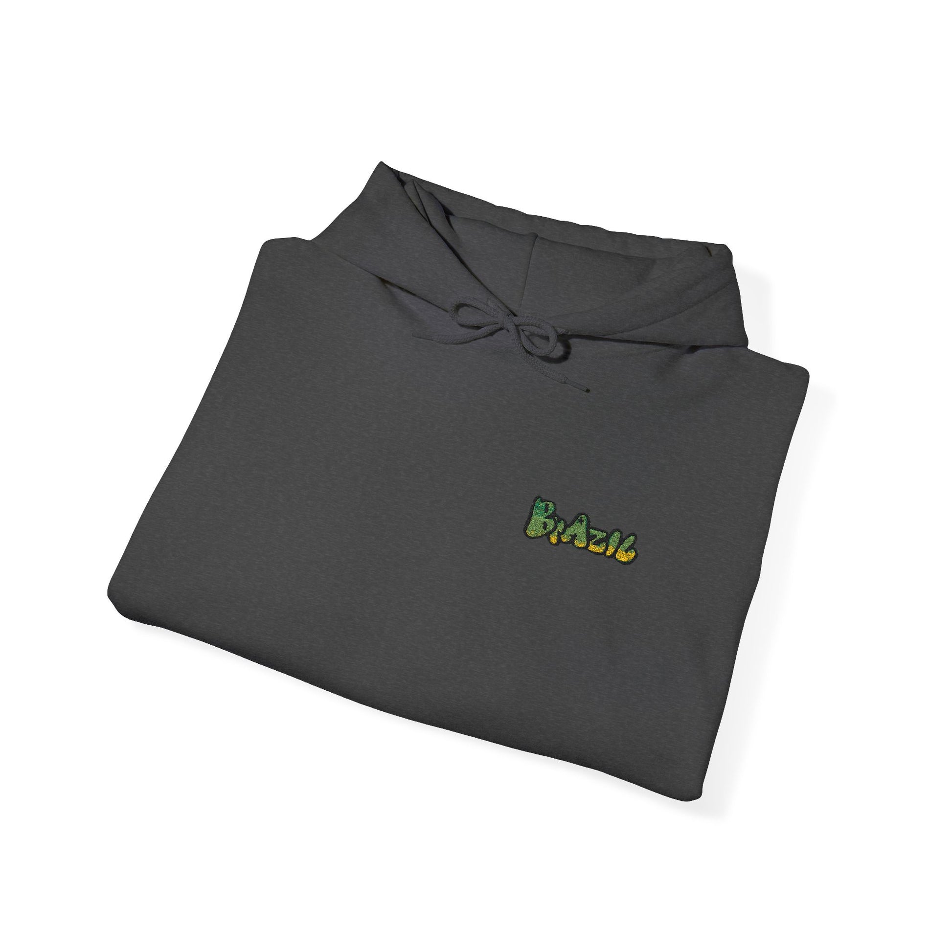 Brazil Embroidered Hooded Sweatshirt