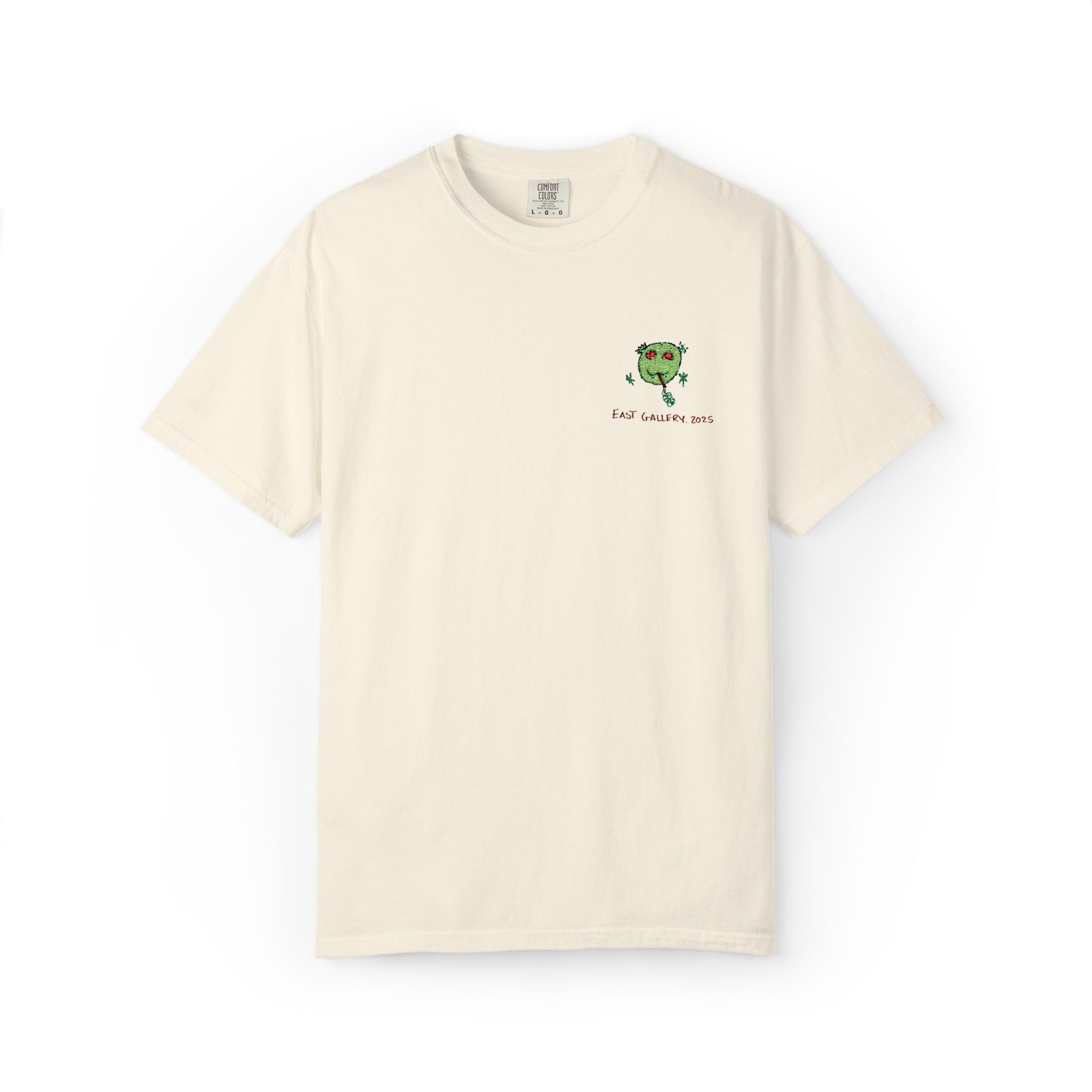 Green Monster Embroidered T-shirt