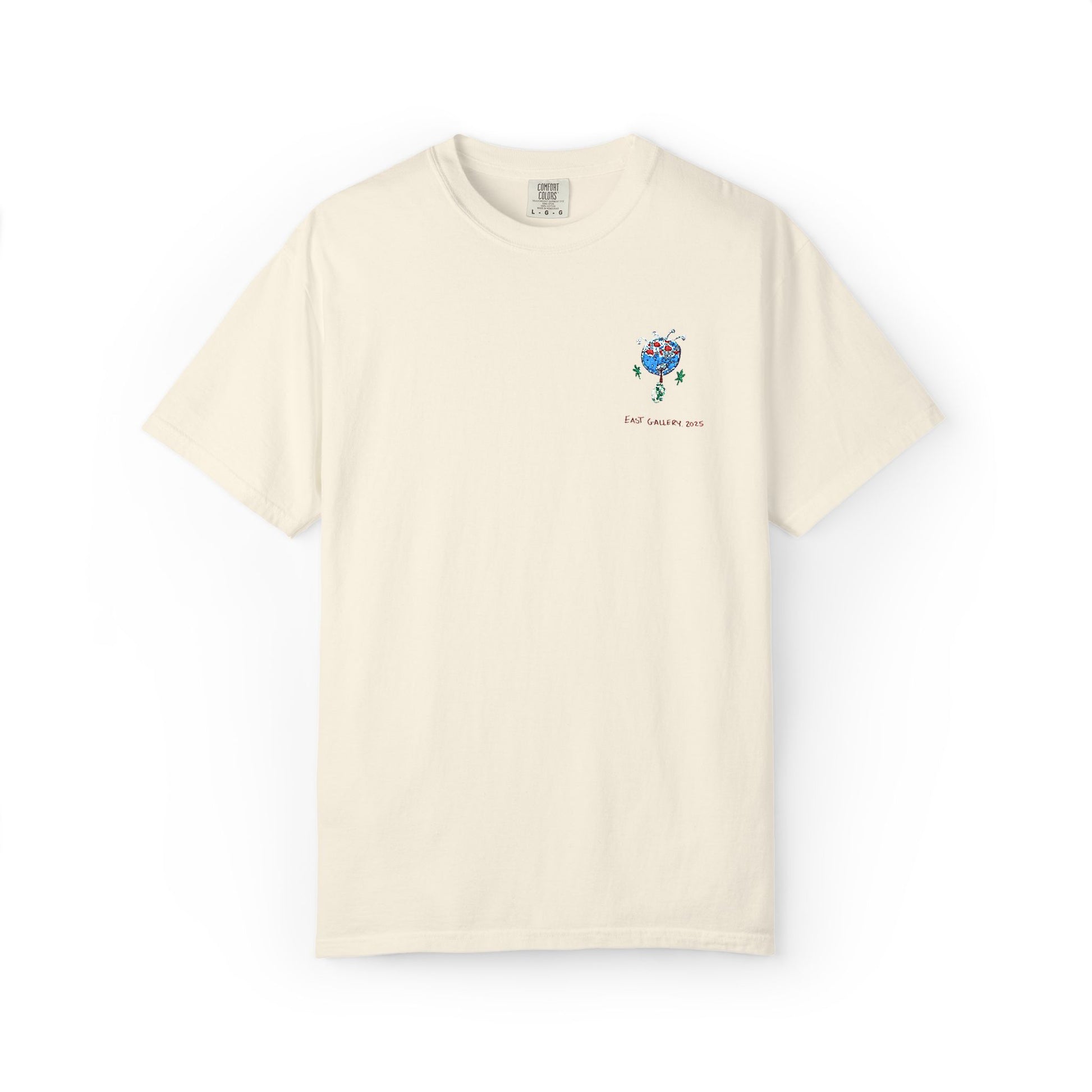 Blue Monster Embroidered T-shirt