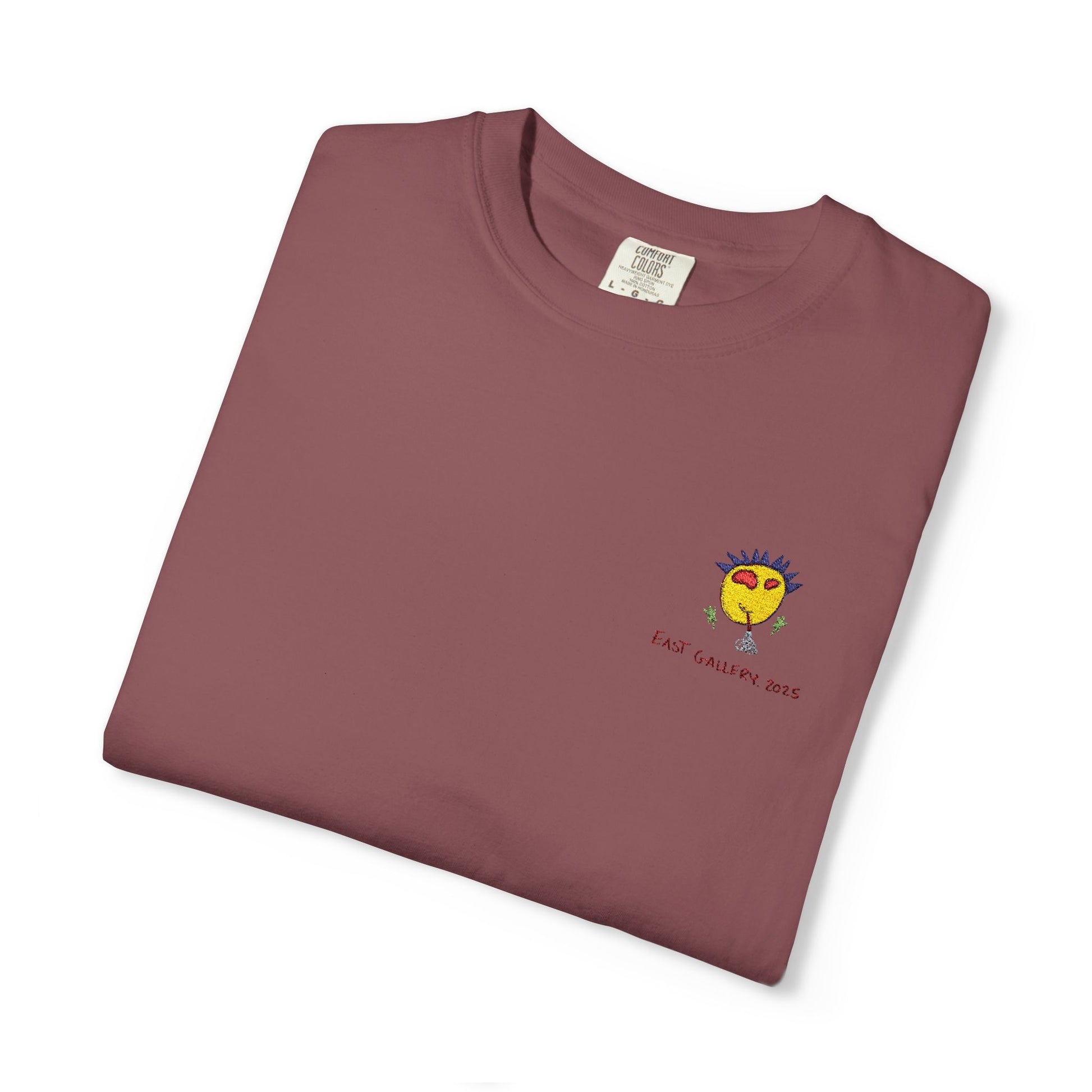 Yellow Monster Embroidered T-shirt