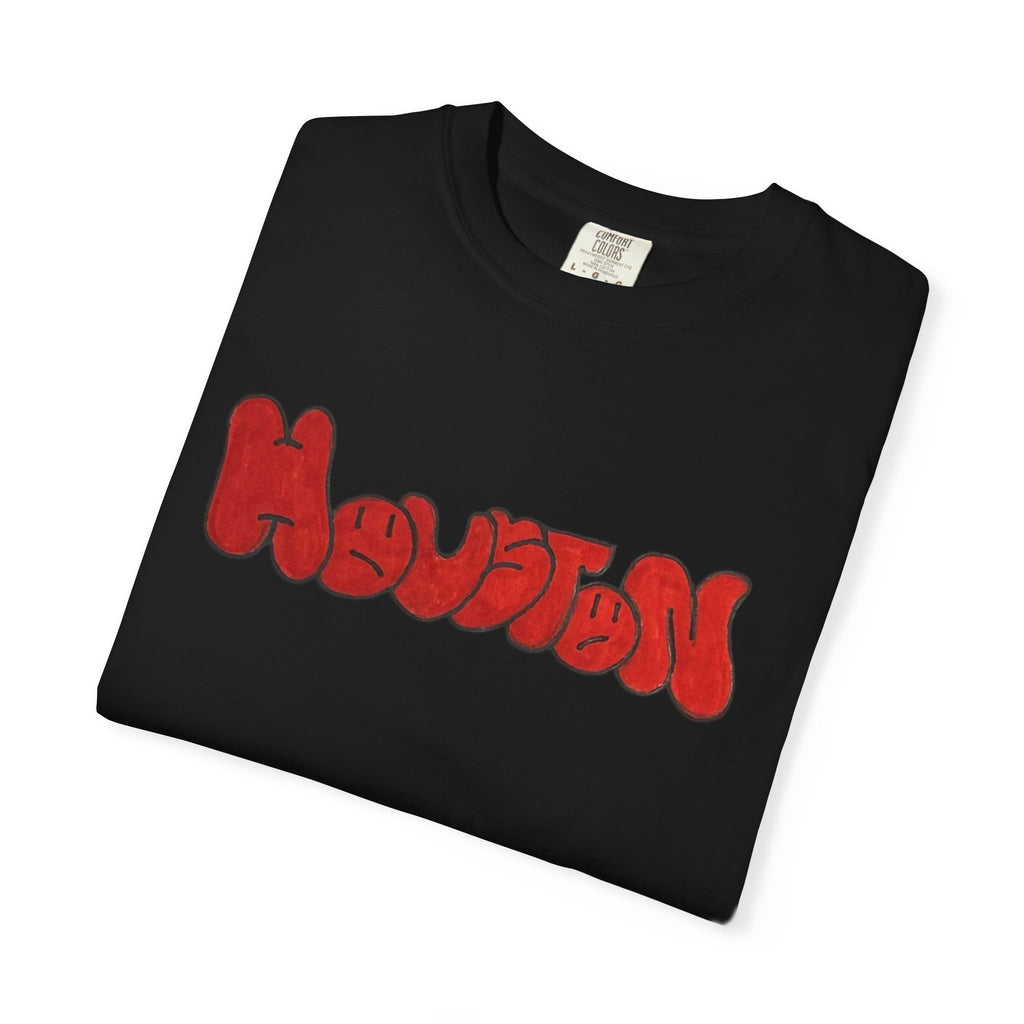 Houston graffiti letters T-shirt