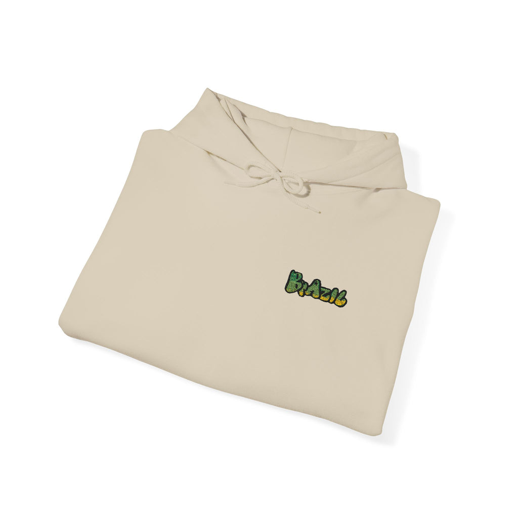 Brazil Embroidered Hooded Sweatshirt