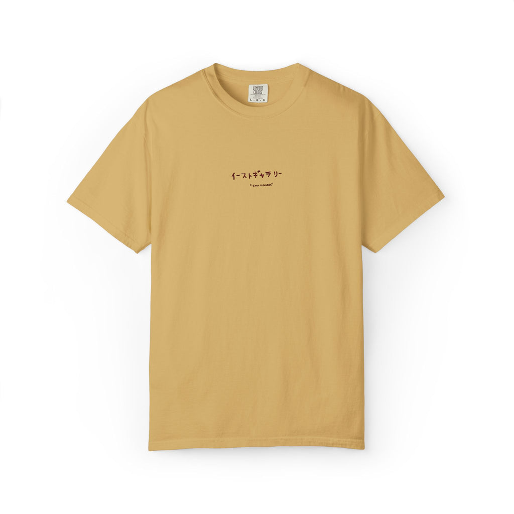 Japanese Letters Embroidered T-shirt