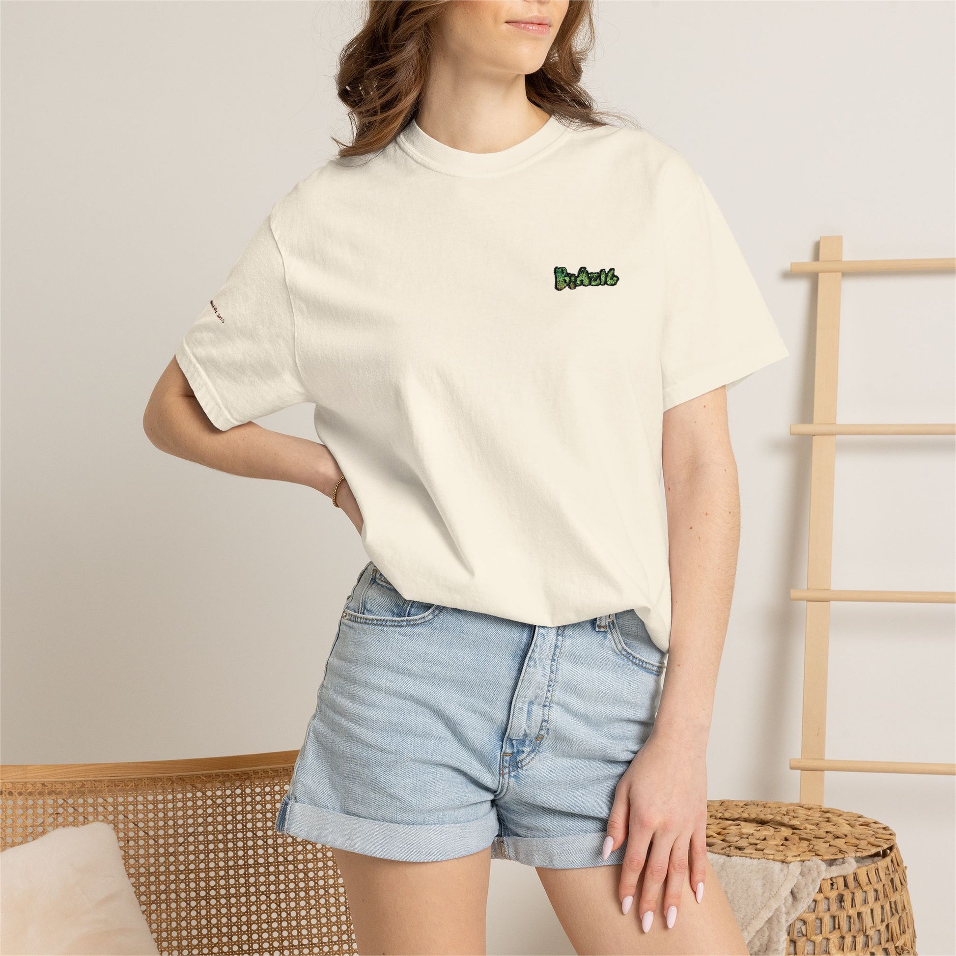 Brazil Embroidered T-shirt