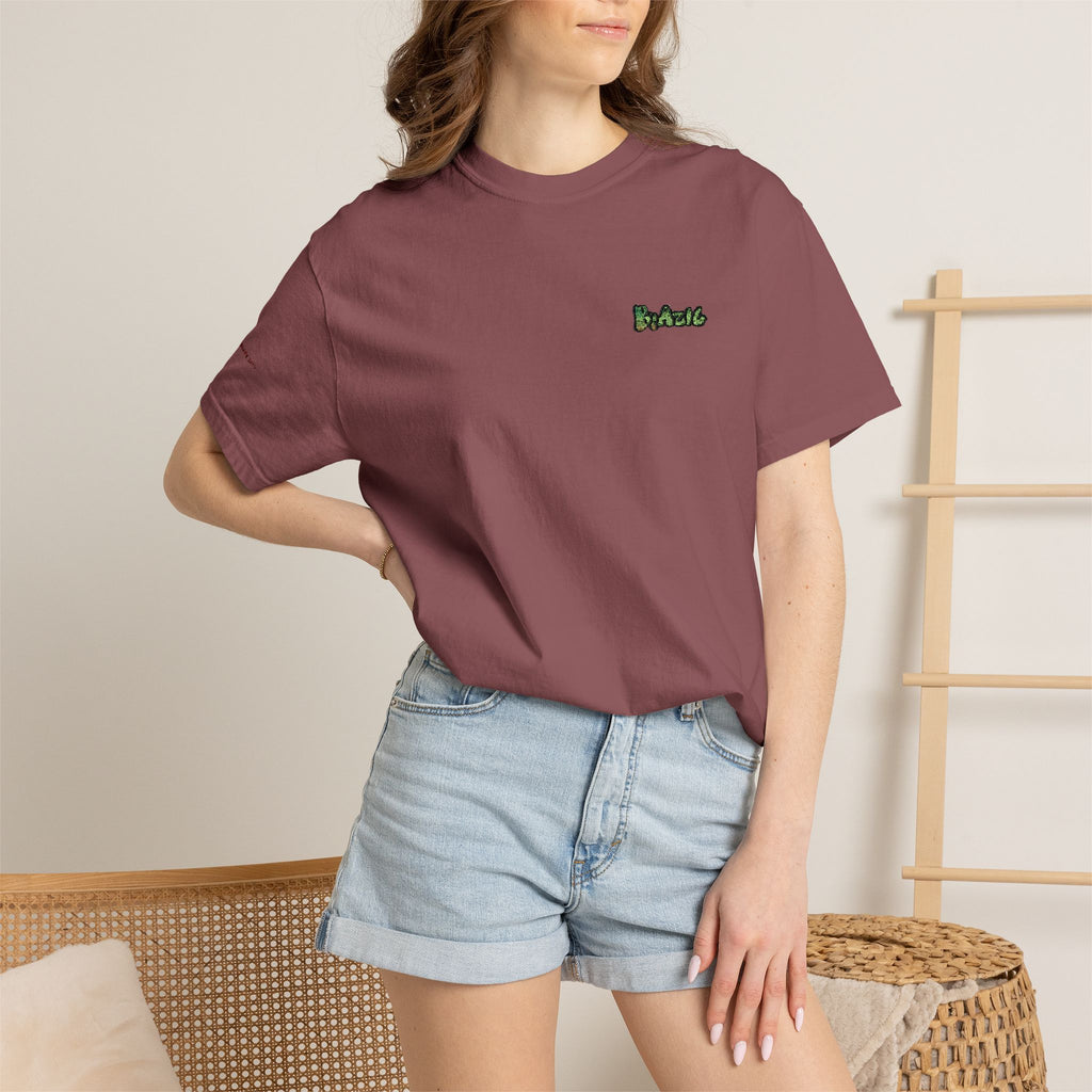 Brazil Embroidered T-shirt
