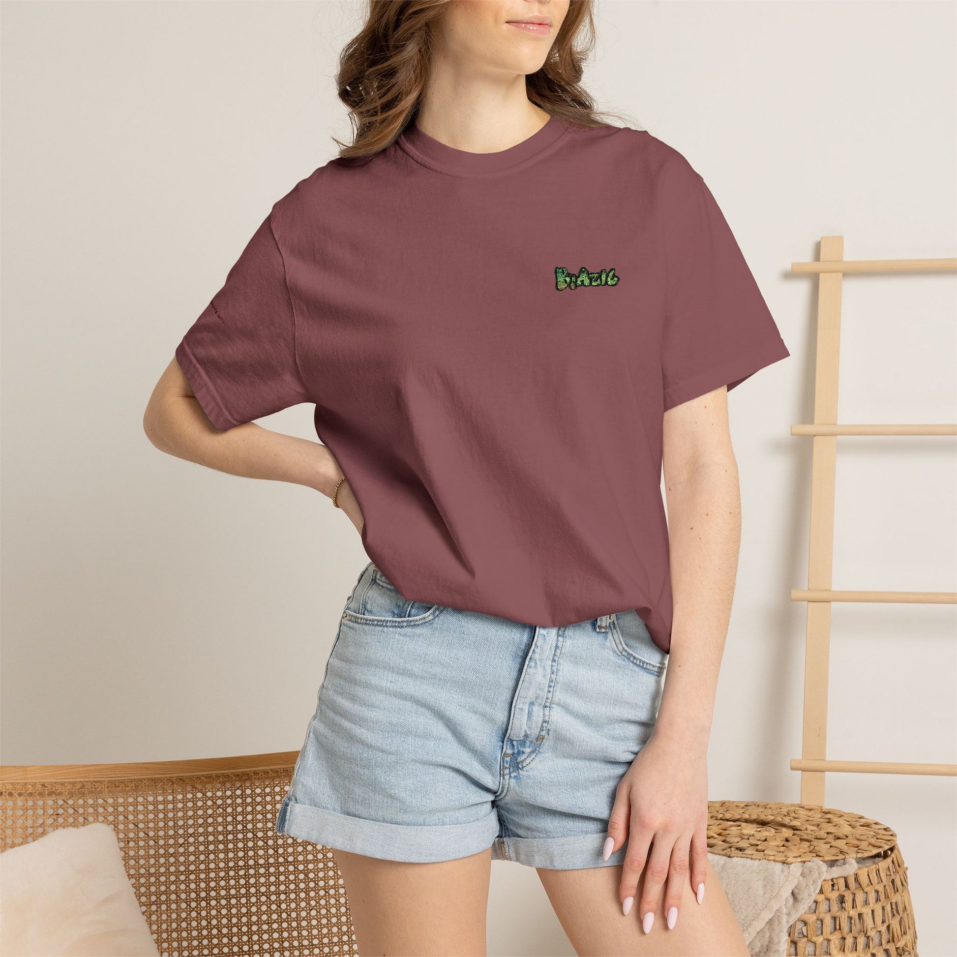 Brazil Embroidered T-shirt