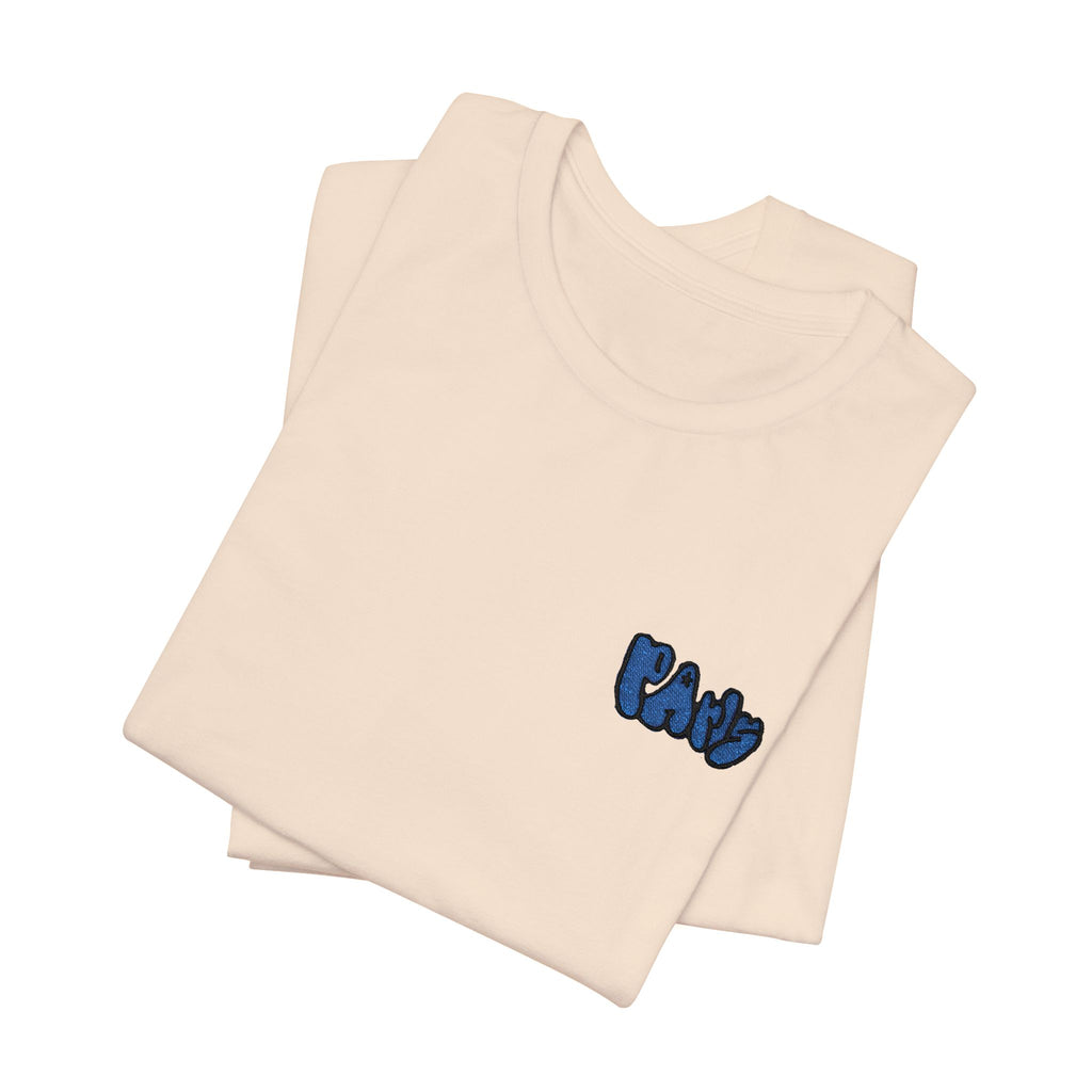 Paris Embroidered Jersey T-shirt