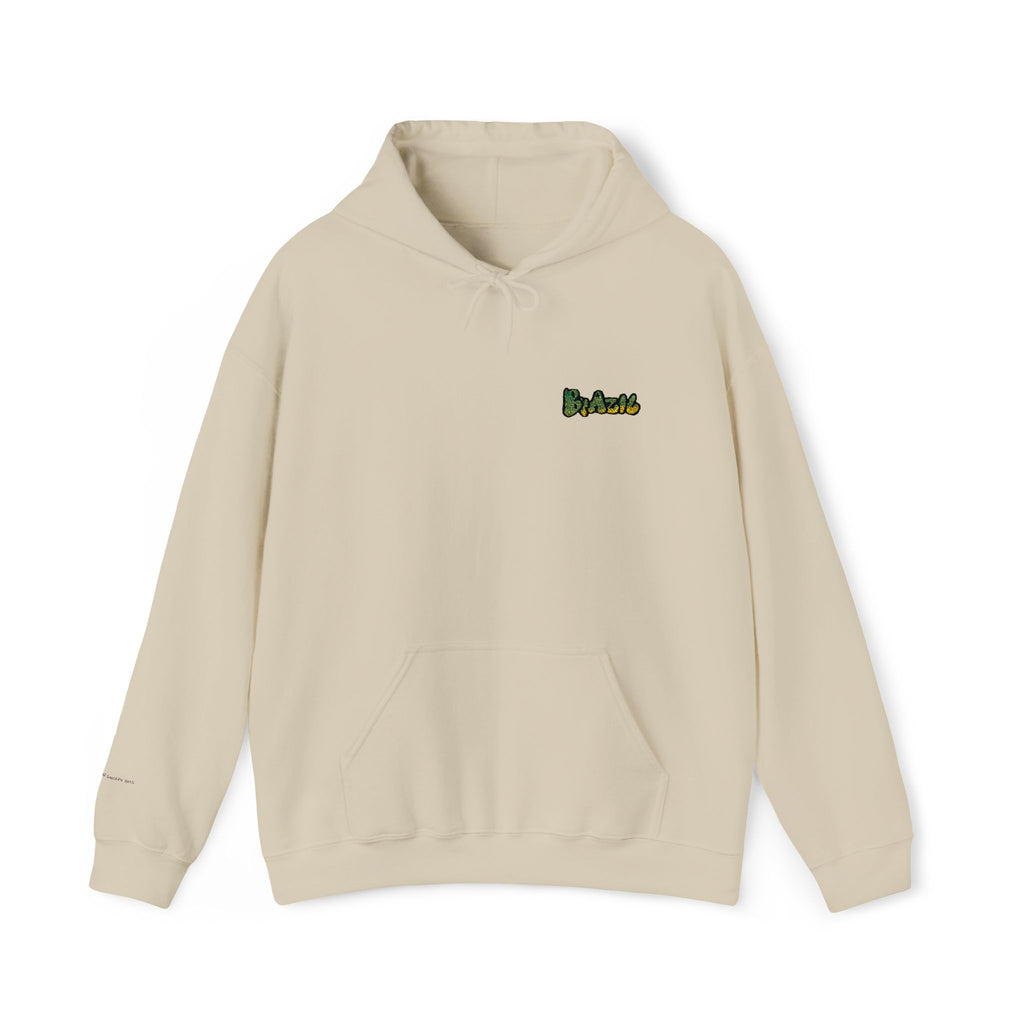 Brazil Embroidered Hooded Sweatshirt
