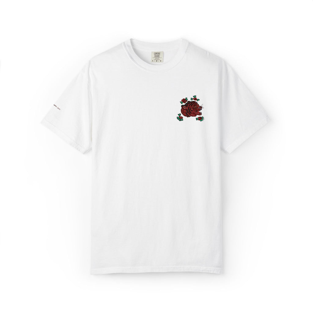 Tiger - Embroidery stitch T-shirt