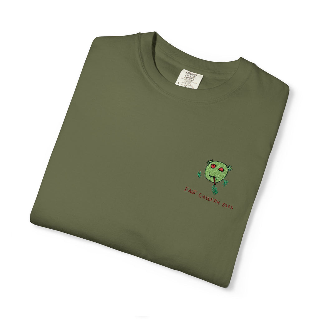 Green Monster Embroidered T-shirt