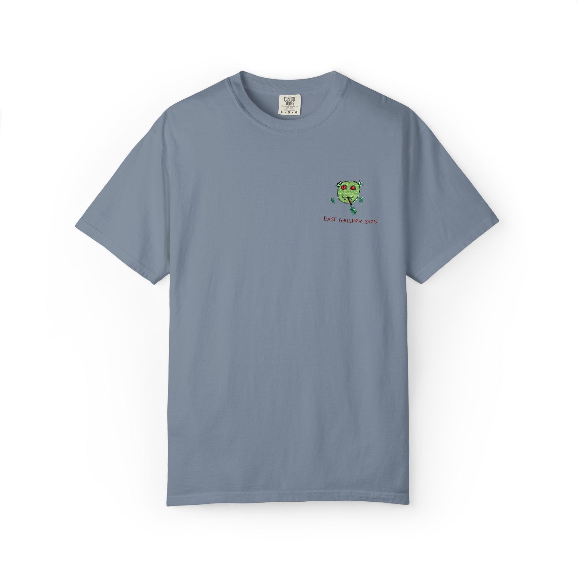 Green Monster Embroidered T-shirt
